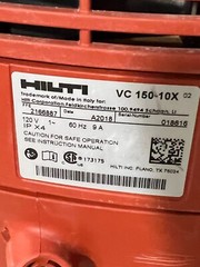 Hilti VC 150-10 X Universal Wet/Dry Construction Vacuum Cleaner 120V WORKS CLEAN