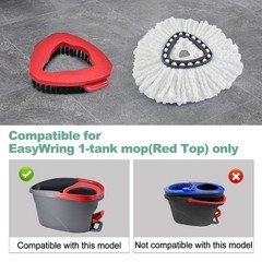Mop Heads for cedar 1 Tank, 3 + 1 Brush + 1 Base
