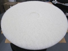 Case of 5 Clean Freak white 20″ extra fine pad for polishing clean dry floors.