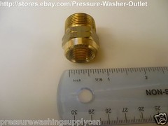 Pressure Washer M22/14mm x 3/8 NPT Female Twist Connect Fitting Adapter USA