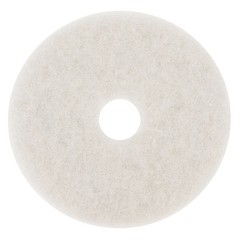 3m Buffing Pad,14 In,White,PK5 4100 3m 4100 14″ 0048011084782 Polyester White
