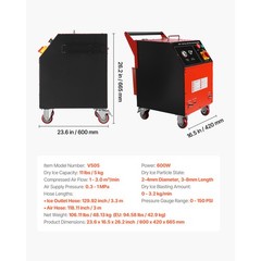 Dry Ice Blasting Machine 11LBS / 5KG Capacity Dry Ice Cleaning Machine