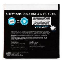 DUDE Wipes Flushable Wet Wipes XL Fragrance Free 400 Count 8 Packs Vitamin E