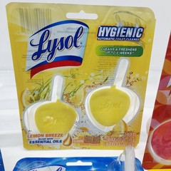 (6) Lysol Automatic Toilet Bowl Cleaner Lemon Breeze Ocean Fresh Mango Hibiscus