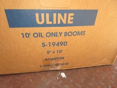 10′ Uline Oil Only Sorbent Booms #S-19490 5″ x 10′ (New)