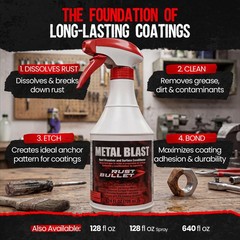 1 Gallon Rust Remover Metal Prep Cleaner & Conditioner for Superior Adhesion