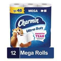 Charmin 17579CT Ultra Soft 2-Ply Septic-Safe Bathroom Tissue – White (5/CT) New