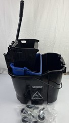 OmniFit™ 35qt Mop Bucket Combo w/side Wringer/Soiled Water Inset
