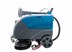 Dual Brush18″Walk Behind Floor Fordable Portable Scrubber2x45AH BatteryPoweredBL