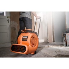 RIDGID 1625 CFM 3-Speed Portable Air Mover Blower Fan w/ Handle, Wheels