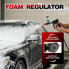 DANCINGBOAR Foam Cannon for Pressure Washer with 1/4” 67.2 cubic inches, Red