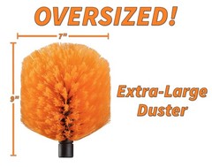 Extend-A-Reach Cobweb Duster Head Brush // Spider Web Brush For Outdoor Indoor