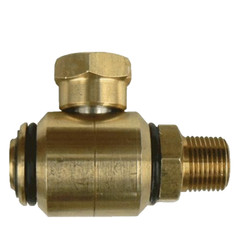90° Swivel Hose Reel, Boom Swivel Brass 3/8 M x 3/8 F, 3000 PSI J.E. Adams