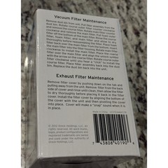 Oreck Vacuum Replacement Filter Kit 3-Pack VersaVac White Blue VCSTEAMAFLTR New