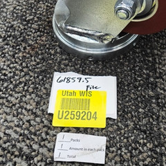 2036/140 100/2X30 Castor COMPL For Taski Auto Scrubbers, Vacuums, Burnishers