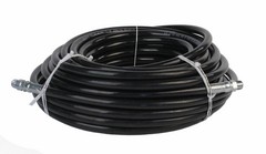 Schieffer 4000 PSI 3/8″ x 100′ Thermoplastic Sewer Jetter Hose 3/8″ Solid Swivel