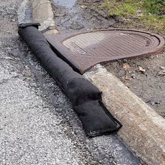 Enpac 4346 Curb Style Inlet Guard,500 Gpm,Black