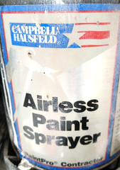 CAMPBELL HAUSFELD AIRLESS PAINT SPRAYER PAINT PRO CONTRACTOR 115 V 7.8 A 60 HZ