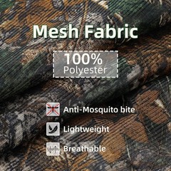 Mosquito Suits, Mesh Net Bug Hooded Jacket Pant for Men Women, Outdoor Full Body