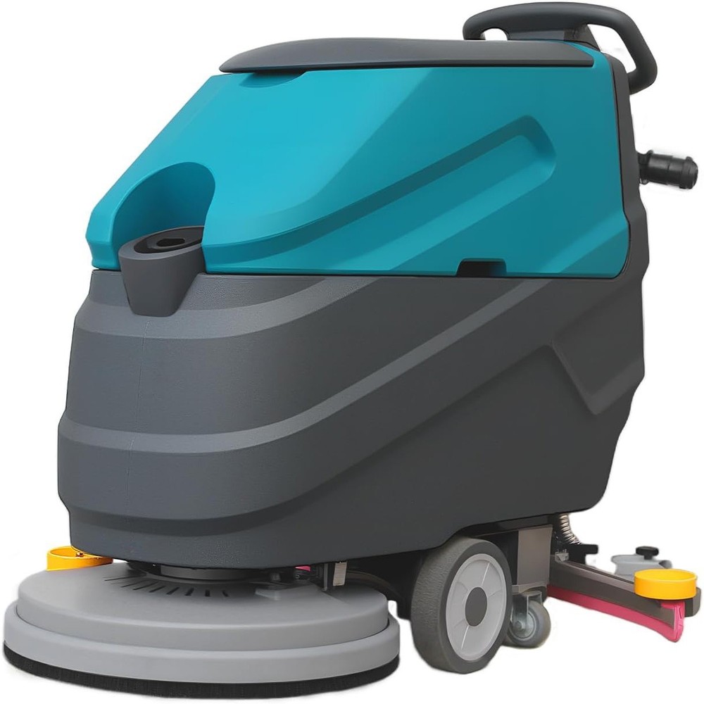 22″ Walk-behind Floor Scrubber Dryer Machine 32000 Sqft/h 18.5-gal 31.5″ Suction