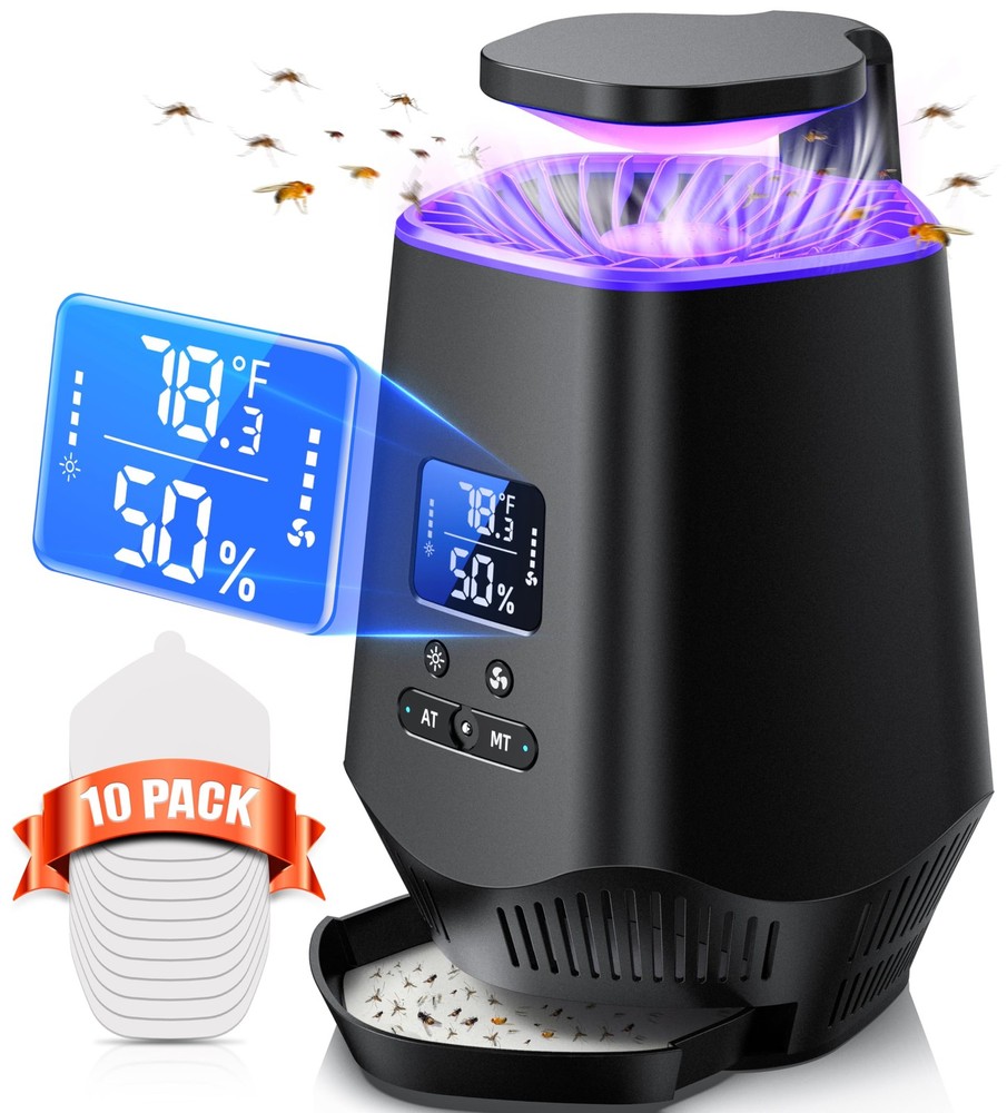 Fooxem Fruit Fly Traps For Indoors Smart Fly Trap Indoor Bug Zapper Gnat Traps