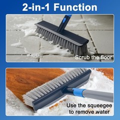 KeFanta Deck Brush with Long Handle, 2 in 1 Floor Scrub Brush for Cleaning, 5…