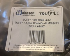 SC Johnson TruFill 684503 Hose Hook-Up Kit 1/2” I.D. 200 PSI