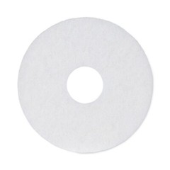 Boardwalk 4012WHI 12 in. Diameter Polishing Floor Pads – White (5/Carton) New
