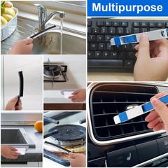 10PCS Window Track Cleaning Tool Kit Groove Crevice Brush Set