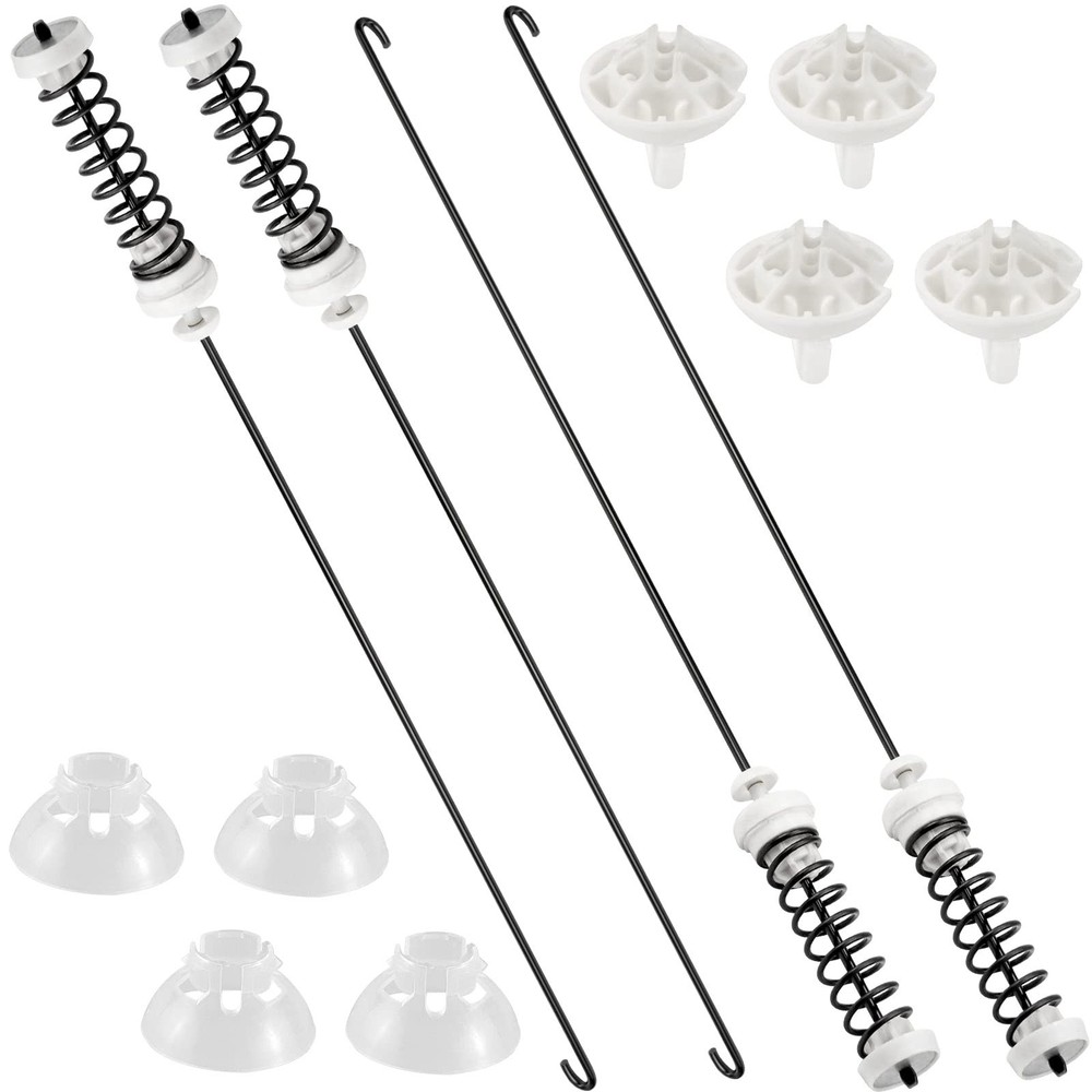 W10780048 Washer Suspension Rod Kit 23.6 x 1.2 x 1.1 inches, Black-and-white