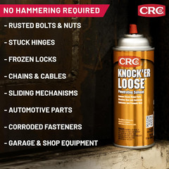Knock’Er Loose Penetrating Solvent 03020 – [Pack of 12] 13 WT. Oz., Industrial G