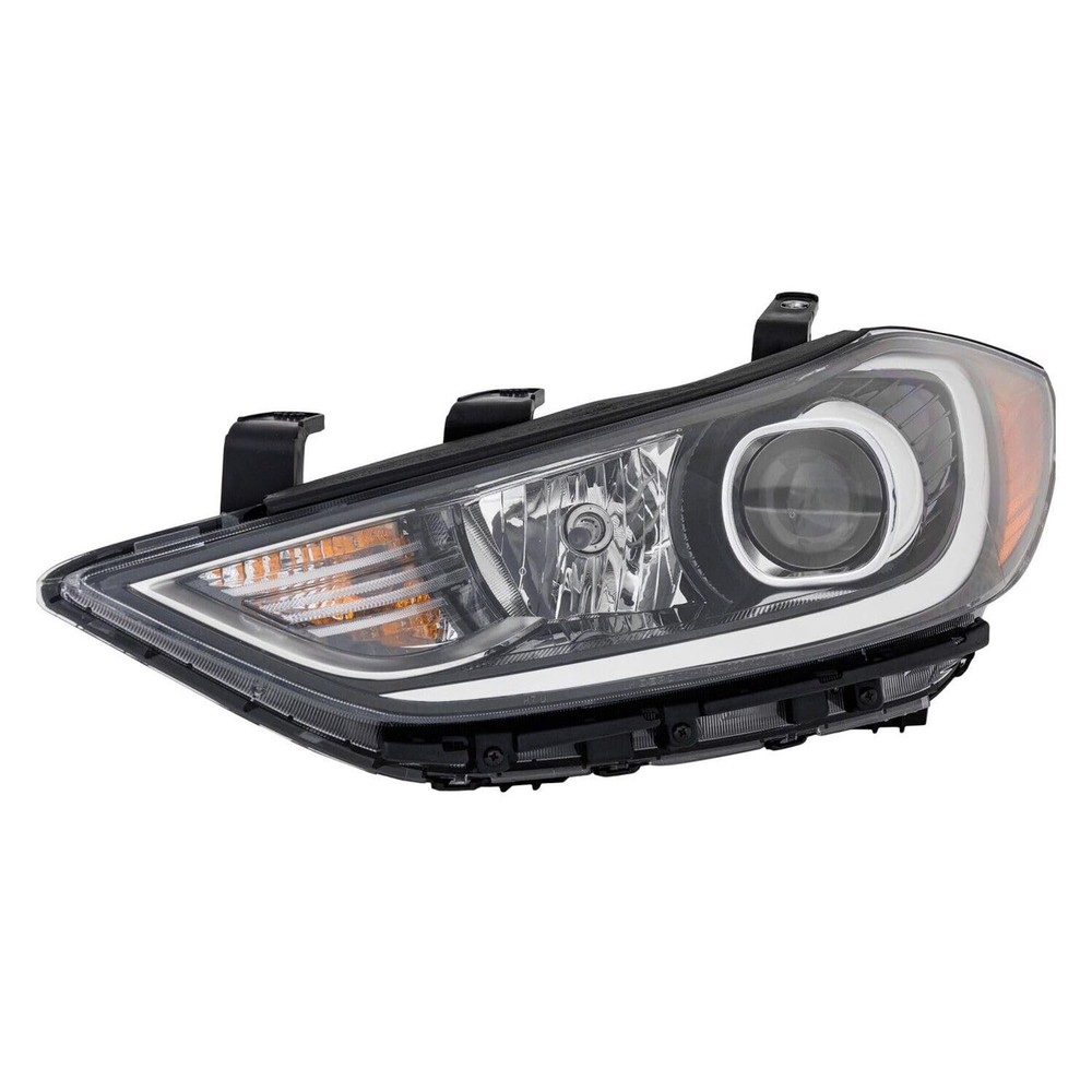 Hyundai Elantra 2017-2018 Left Headlight Housing OE w/Bulbs HY2502226