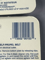 Hoover PowerDrive Replacement Belts 40201049 160147, 4 Pack lot, 8 Belts Total
