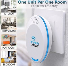 Ultrasonic Pest Repeller (2-Pack) Plug in Flea Rat Roach Mosquito…