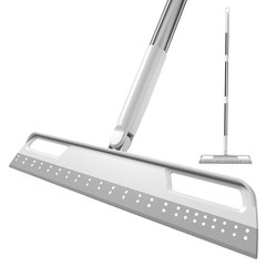 Multifunction Magic Broom, Extended Indoor Detachable,3-in-1 Sweeper Gray