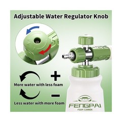 FENG PAI Pressure Washer Foam Cannon with Dual-Connector Access… FAST USA SHIP