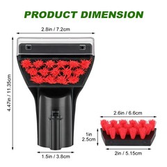 1400B Little Green Machine Attachment Brush Black – 1 Head + 2