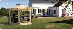 6×6 FT Pop Up Screen House Tent – Instant Screened Gazebo Canopy with Mosquito