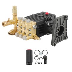 Pressure Washer Pump 4000PSI 4GPM 1.0″ Horizontal Triplex Shaft Water Pump