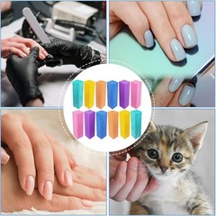 12 Pcs Nail Buffer Block for Acrylic and Natural Nails, 4 Sided Multicolor