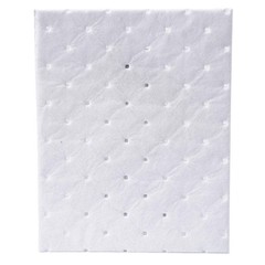 BRADY SPC ABSORBENTS SRPO200 Absorb Pad,Oil-Based Liquids,White,PK200 42X735