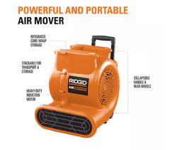 RIDGID 1625 CFM 3‑Speed Portable Air Mover / Blower Fan – AM2560