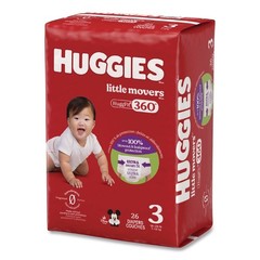 Huggies 56605 16 lbs. to 28 lbs. Baby Diapers – Size 3/Disney Design (4/CT) New
