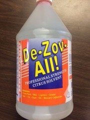 HARVARD DE-ZOV-ALL PROFESSIONAL CITRUS SOLVENT SPOTTER DEGREASER DEZOVALL GALLON