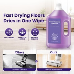 82 FL OZ/2.4 L Lavender Scented Floor Cleaning Solution 82 Fl Oz (Pack of 1)