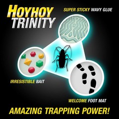 HOY Trap A Roach – 10 Traps [2 Pack] Baited Glue Traps, Great for Home…