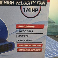 B-Air VP-25 1/4 HP Air Mover for Water Damage Restoration New Sealed Stackable !