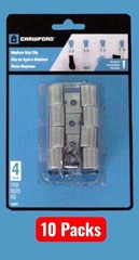 10 PACKS Crawford Medium Grip Broom and Tool Clips #13201 ** 3/4″ to 1-1/8″