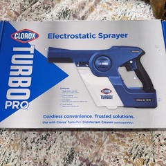 New Clorox Electrostatic Sprayer Turbo Pro Blue/Black 29561