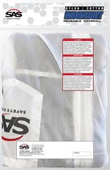 SAS Safety Moon suit Nylon Cotton Coverall Large